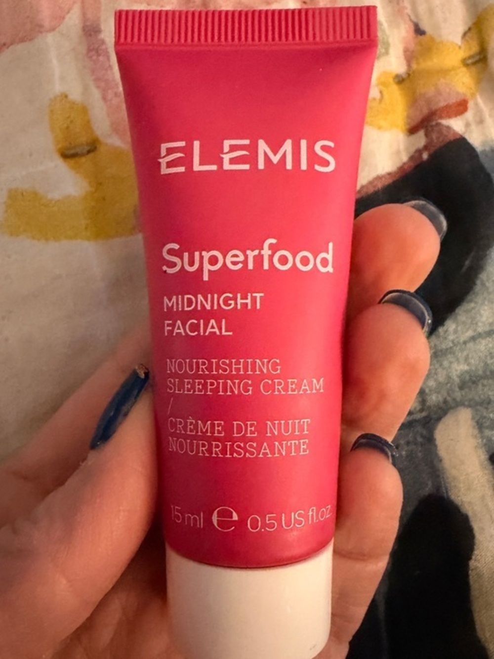 ELEMIS Superfood Midnight Facial Nourishing Sleeping Cream .5 fl oz/15 mL Travel